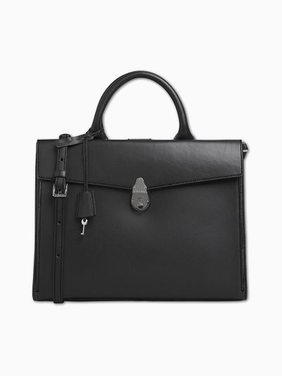 Calvin Klein Táskák & Kiegészítők HU579607 | Calvin Klein Lock Bőr Női Tote Táska Fekete